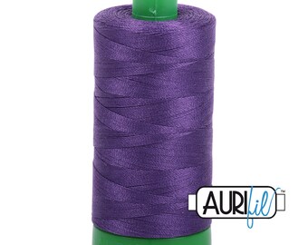 AURIFIL 4225 Eggplant Purple MAKO 40 Weight Wt 1000m 1094y Spool Quilt Cotton Quilting Thread