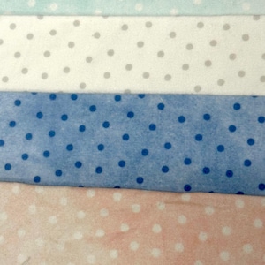 Maywood LAMBIES Woolies Baby Teal Yellow Grey Quarter Yard 8-9 Inches by Width of Fabric Set Cotton Flannel Fabric 1 Yards Total A42