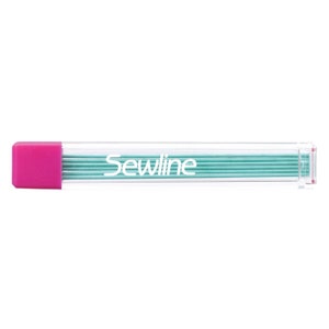 Sewline Mechanical Fabric Pencil GREEN Teal Aqua Ceramic Lead Refills FAB50007