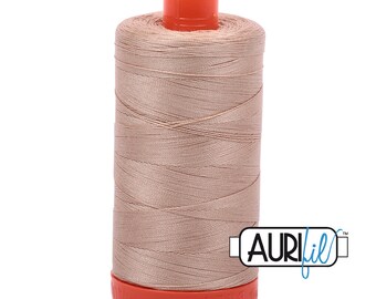 AURIFIL 2314 Beige - Tan Ivory Sand Stone Light Tan Neutral MAKO 50 ...