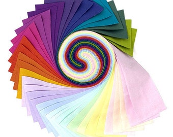 Tula Pink Untamed Jelly Roll - 40 Precut 2.5" Fabric Strips, 100% Cotton, For Quilting & Sewing Projects