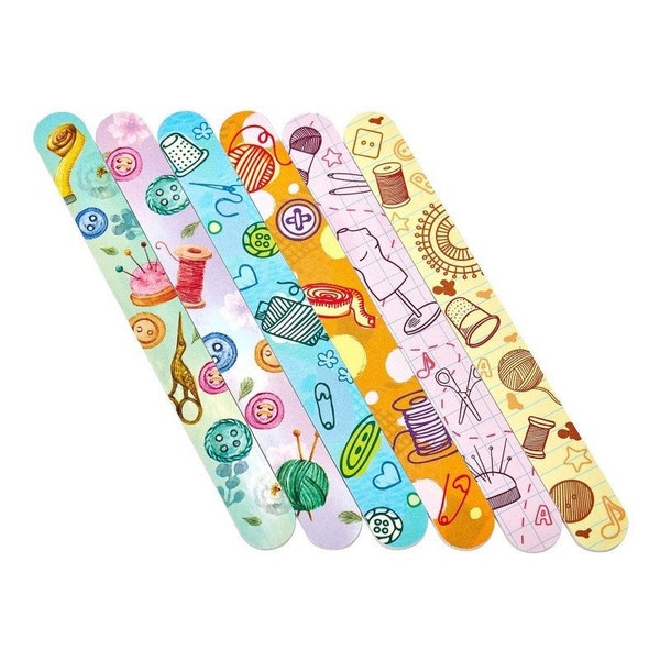 Quilt Sewing Motif Nail File Emery Board Nail File Size 7 x 13/16 x 9/64 Quilting Quantity 1
