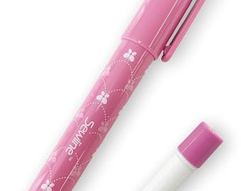 Sewline Glue Pen Blue Basting EPP English Paper Piecing Baste Water Soluble Acid Free Archival Fabric Glue + 1 Refill FAB50012