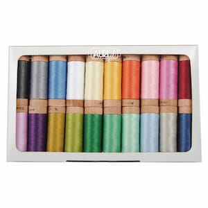 Aurifil EVERYDAY APPLIQUE Collection by Sarah Fielke 80 weight Cotton Applique Rainbow Quilting Thread Set of 20