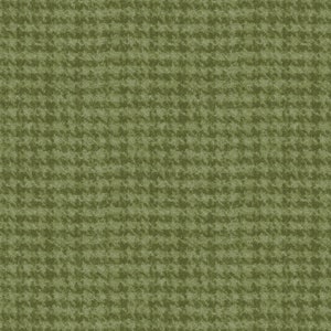 3 YARDS Maywood Woolies Light Leaf Green Houndstooth Cotton Flannel Fabric 3 Yards 18503-G3