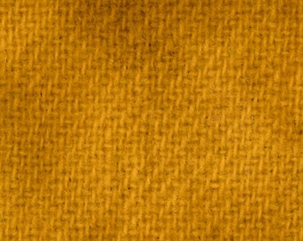 Primitive Gatherings Lisa Bongean Goldstar Solid Yellow Wool 15 x 25 Inch Fat Quarter PRI-5020