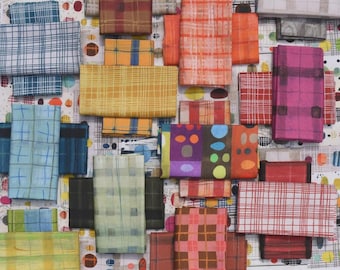 NEW Windham The Plaid One Marcia Derse Cotton Fabric 29 Fat Quarter Set