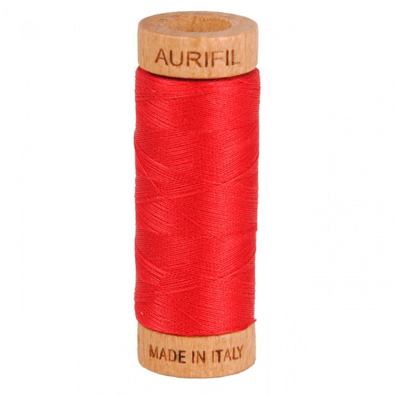 AURIFIL 2250 Red Brick MAKO 80 Weight Wt 274 meters 300 yards 