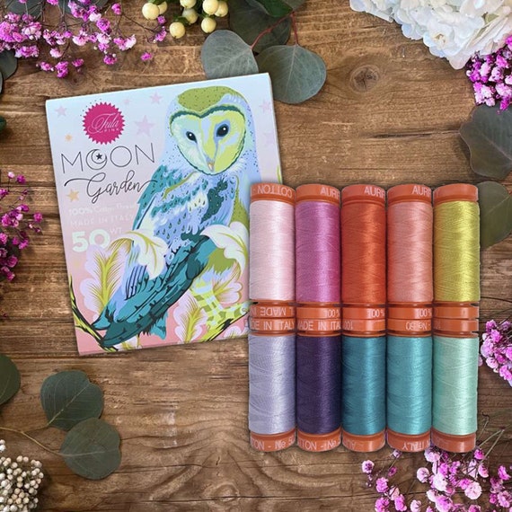 Tula Moon Garden Thread Collection 50wt 10 Small Spools Tula Moon Garden Thread Collection 50wt 10 Small Spools