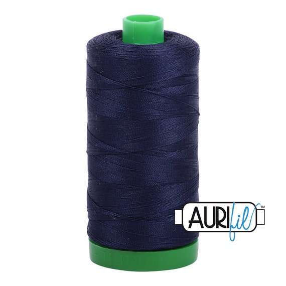 Aurifil 80 wt Cotton 2785 Very Dark Navy Aurifil 80 wt Cotton 2785 Very Dark Navy