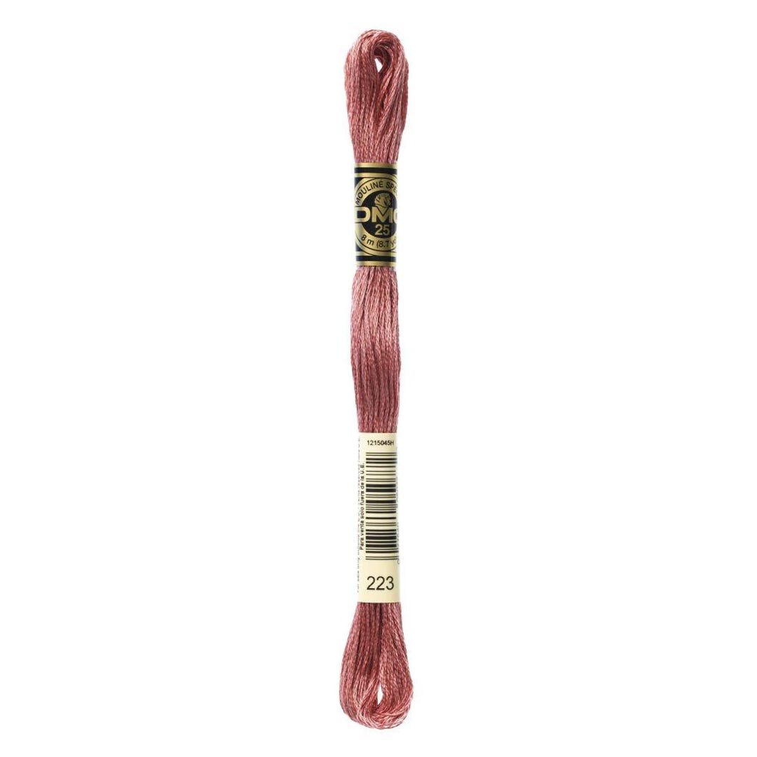 DMC Floss Color 223 Granite Pink Long Staple Cotton 6 Strand 8 Meters 8 ...