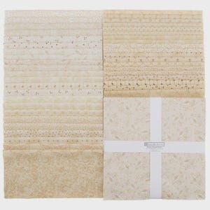 Butter Churn Basics Kim Diehl Henry Glass Civil War Reproduction Beige Cream Fabric 42 10 x 10 Inch Squares Layer Cake