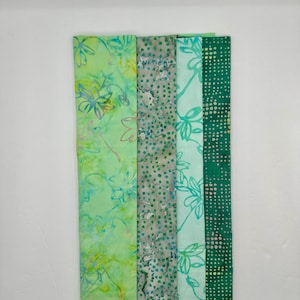 Assorted Batik 4 Half Yards Green Gray Turquoise Stash Builder Marbled Batik Cotton Batik Fabric 2 Total Yards A68