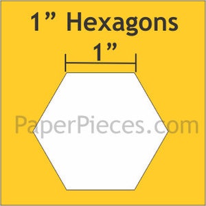 600pcs Hexagon Quilting Template 600 Pieces Hexagon Paper Quilting  Templates DIY Patchwork Paper Piecing For Domestic Sewing