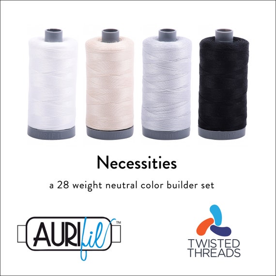 Aurifil 28 wt Cotton 2692 Light Black Cone Aurifil 28 wt Cotton 2692 Light Black Cone