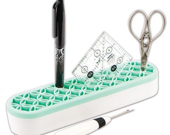 Its Sew Emma Stash N Store Light Mint Weighted Notion Pen Organizer  1.5 x 8.25 ISE721