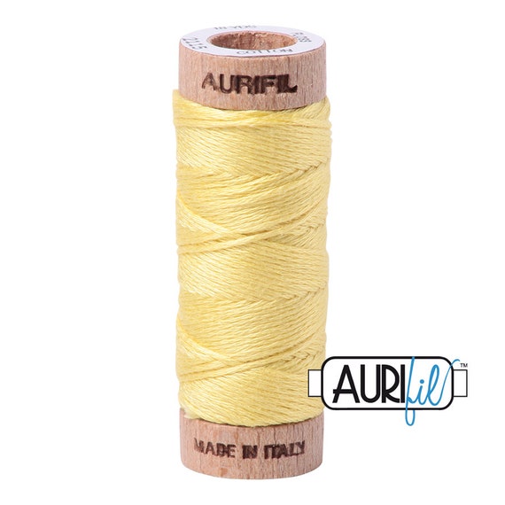 Aurifil Cotton Mako 2115 Lemon 50wt Aurifil Cotton Mako 2115 Lemon 50wt