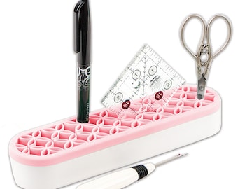 Its Sew Emma Stash N Store Light Pink Weighted Notion Pen Organizer  1.5 x 8.25 ISE722