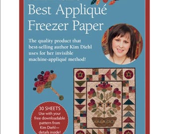 Patchwork Place Kim Diehl's Best Applique Freezer Paper 30 Sheets P156