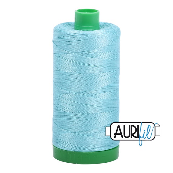 Aurifil Cotton Mako 5006 Light Turquoise 50 wt Aurifil Cotton Mako 5006 Light Turquoise 50 wt