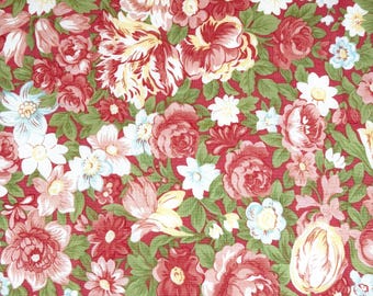 OOP Moda Faded Memories 3 Sisters Pink Packed Floral 3811 Fat Quarter OOP-231