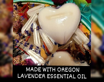 Bombas de baño de aceite de coco orgánico con aceite esencial de lavanda de Oregón de The Fizz Wizard