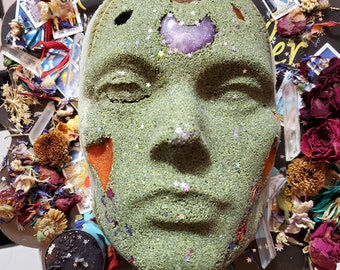 Bruja malvada del noroeste del Pacífico: premio explosivo de cristal y carta del tarot elaborado con ingredientes orgánicos y naturales