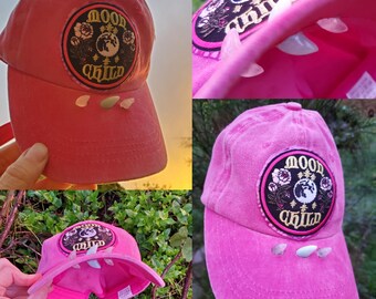 CRYSTAL VELVET CAP Hand-jeweled Pink Crushed Velvet NY Hat With Swarovski  main image 4