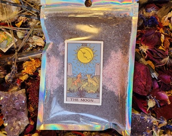 Sales de baño Moon Milk: sin perfume, avena natural y leche de cabra, premio de la carta del tarot