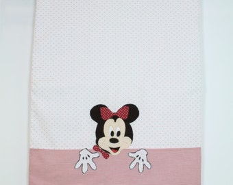 Baby couverture Minnie Mouse avec application