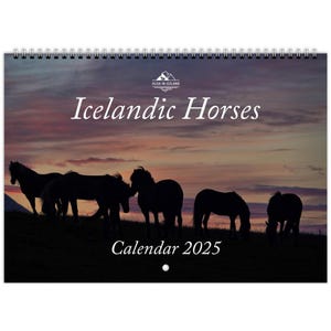 Cavalli islandesi - Calendari 2025 (UE e resto del mondo)