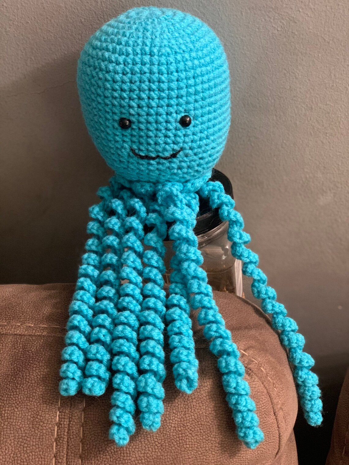Crochet Friendly Squid Stuffed Animal Amigurumi Etsy