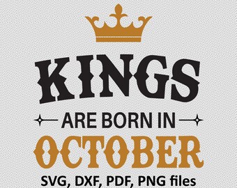 Download Kings are born svg | Etsy
