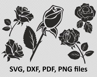 rose svg etsy