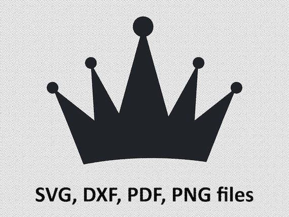 Download Crown SVG/ Crown DXF/ Crown Clipart/ Crown Files printing ...