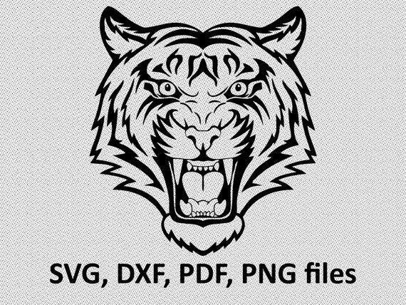 Download Tiger SVG/ Tiger DXF/ Tiger Clipart/ Tiger Files printing ...