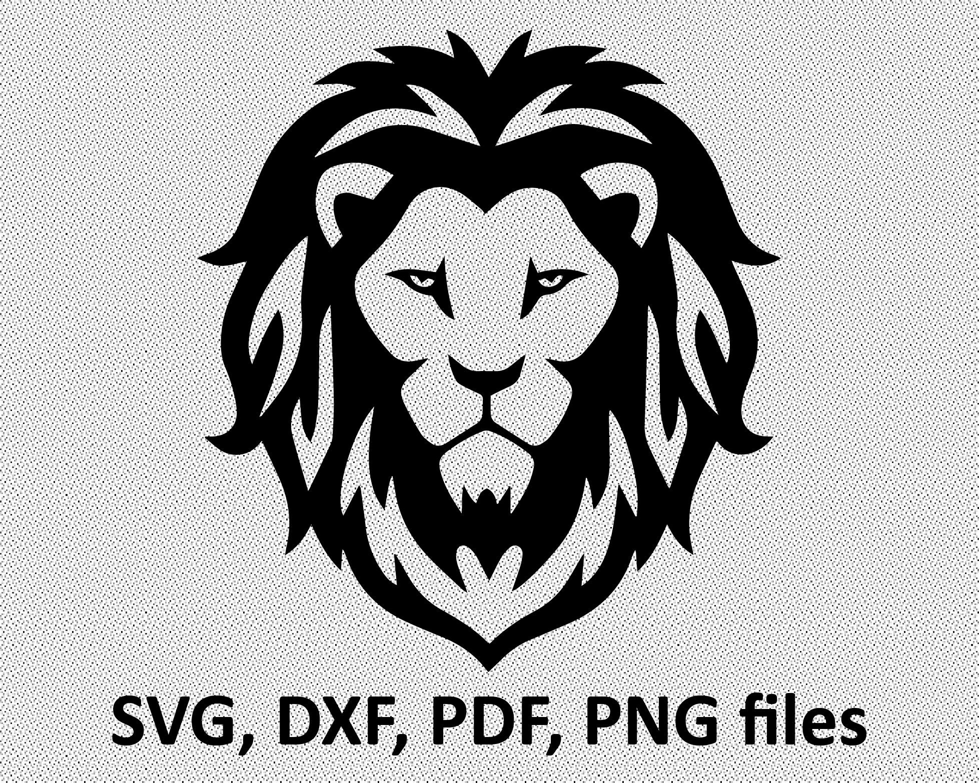 Download Lion SVG/ Lion DXF/ Lion Clipart/ Lion Files printing design | Etsy