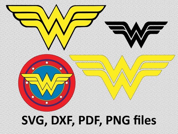 Download Wonder Woman svg dxf pdf png Clipart svg Files cutting | Etsy