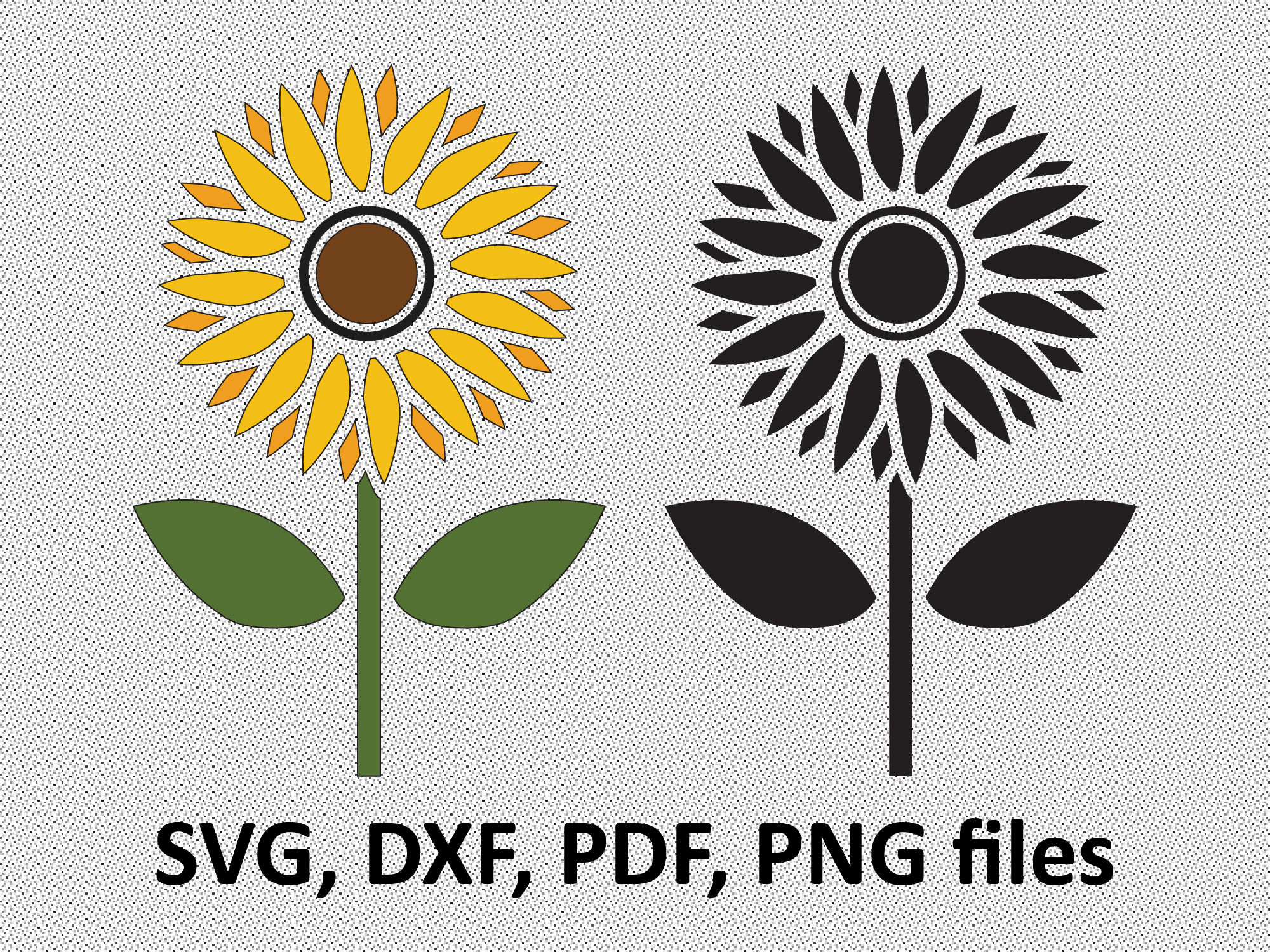 Download Sunflower SVG / Sunflower DXF / Sunflower Clipart ...