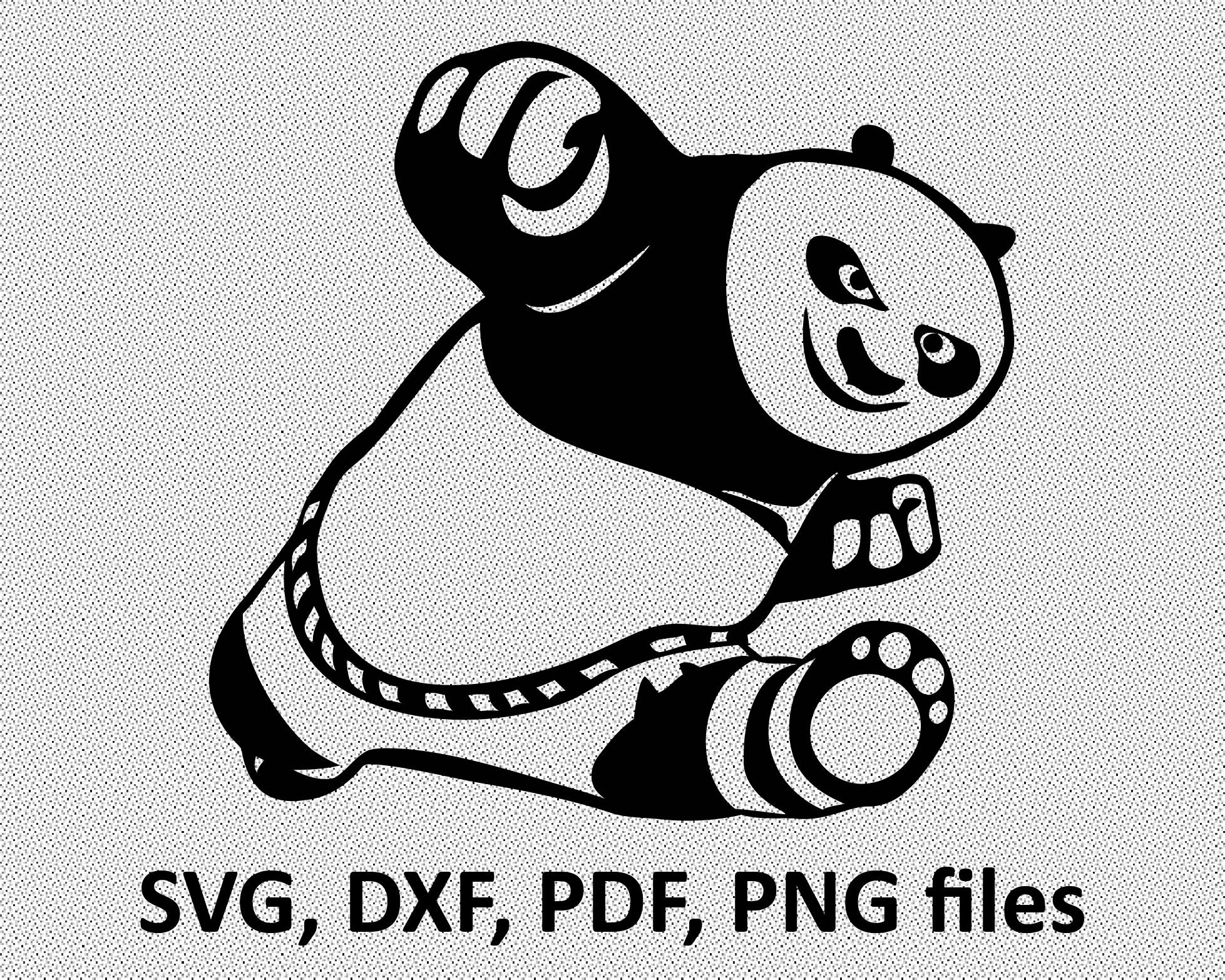 Download Kung Fu Panda SVG Panda face Cut Files SVG Studio Studio3 ...