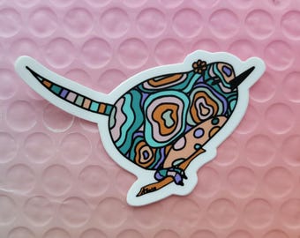 Zentangle Bird Sticker