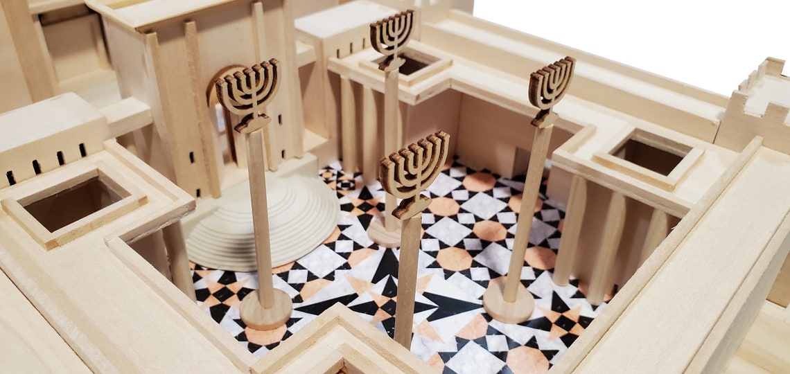 Jerusalem Second Temple Model Kit doityourself Beit Hamikdash Etsy
