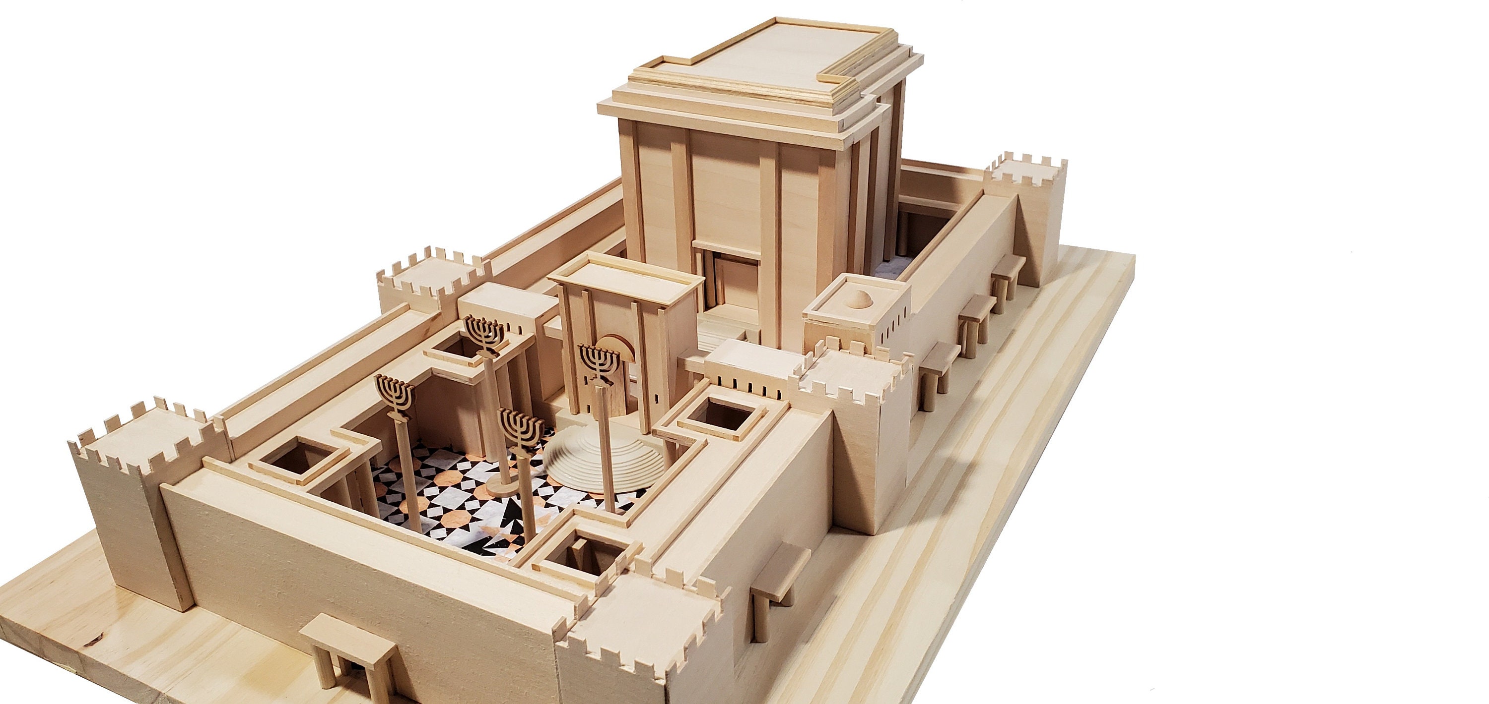 Jerusalem Second Temple Model Kit doityourself Beit Hamikdash Etsy