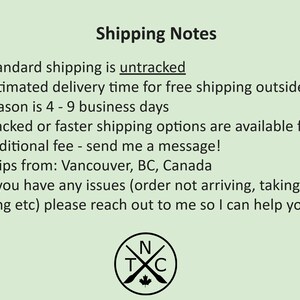 a green background with the words shipping notes