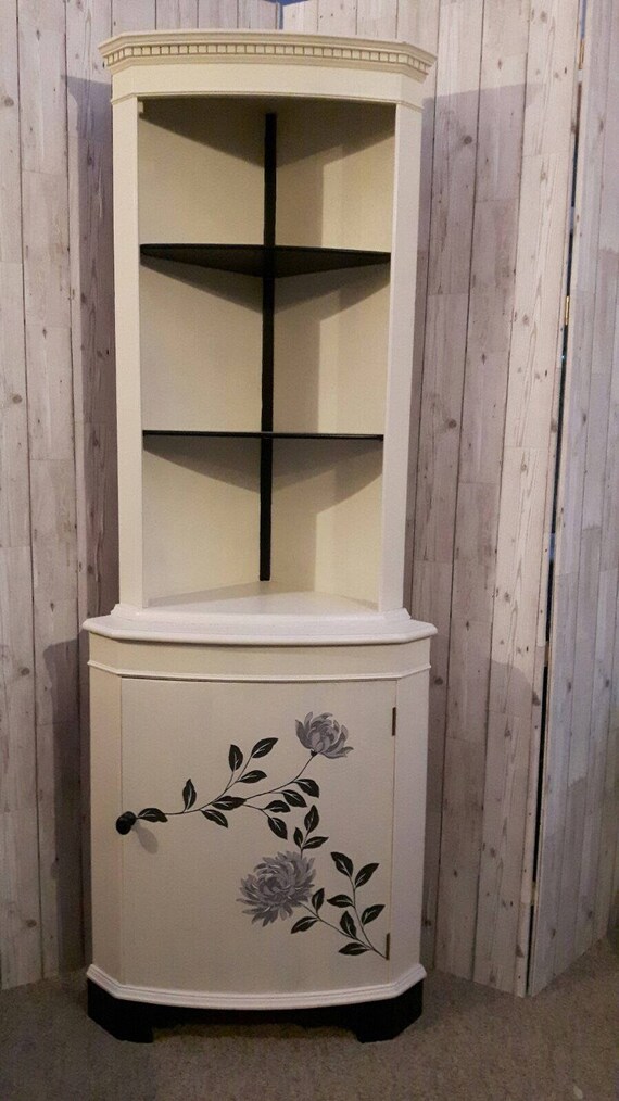 Upcycled Corner Unit Shabby Chic Vintage Etsy