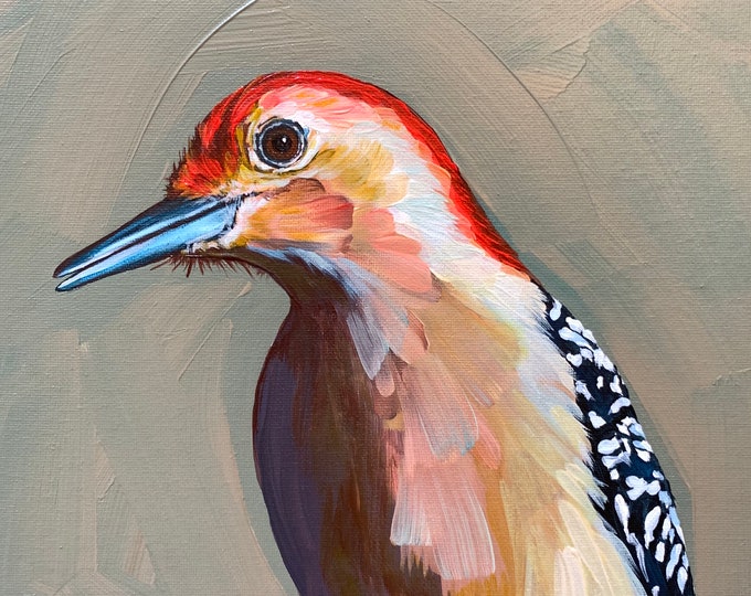 Limited Edition Print Red-bellied Woodpecker Stan