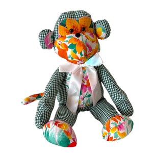 Mikey the Monkey Sewing Pattern | Memory Keepsake Plush (PDF Pattern ...