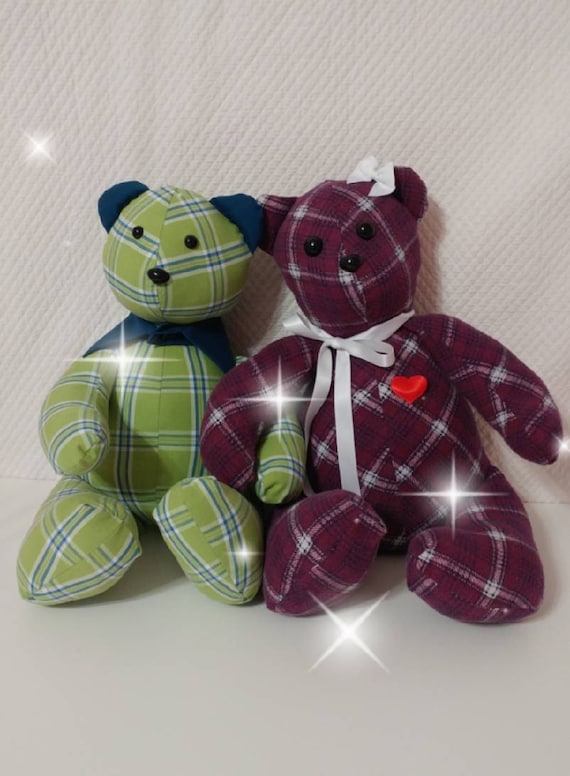 etsy memory bear pattern