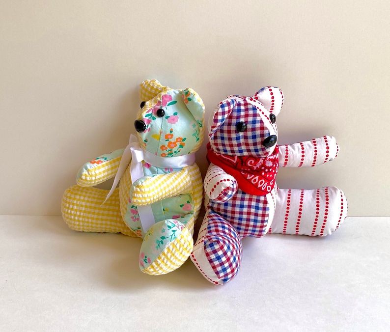 MINI Memory Bear Pattern 8 noelle Bear With VIDEO - Etsy