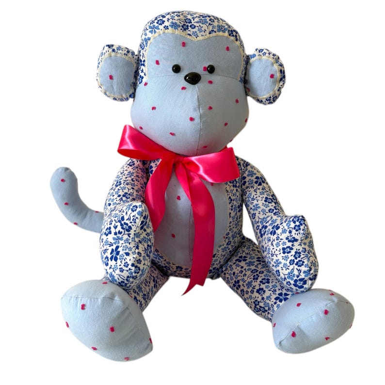 Mikey the Monkey Sewing Pattern: Memory Keepsake (PDF Pattern) - Etsy